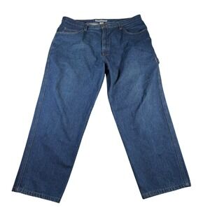 Claudio Nucci‎ Carpenter Jeans Mens 42x30 Blue Denim Utility Workwear Pants READ